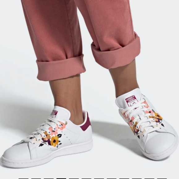 adidas stan smith flower embroidery amazon